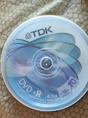 TDK DVD-R pack of 7 discs