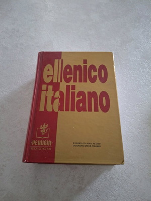 Greek-Italian dictionary like new with 30,000 words