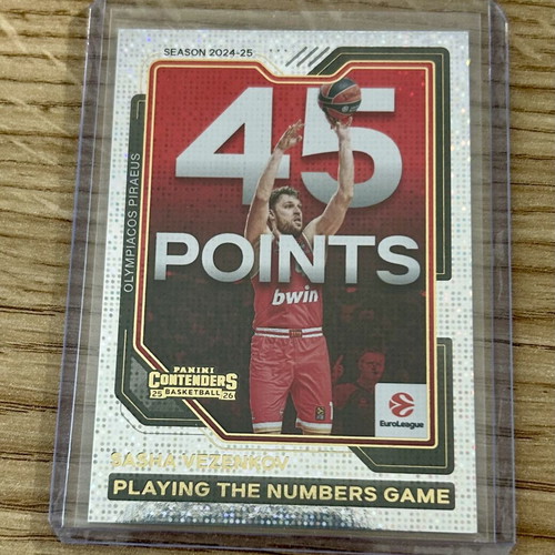 Sasha Vezenkov Olympiacos Panini Euroleague 2025-26 card