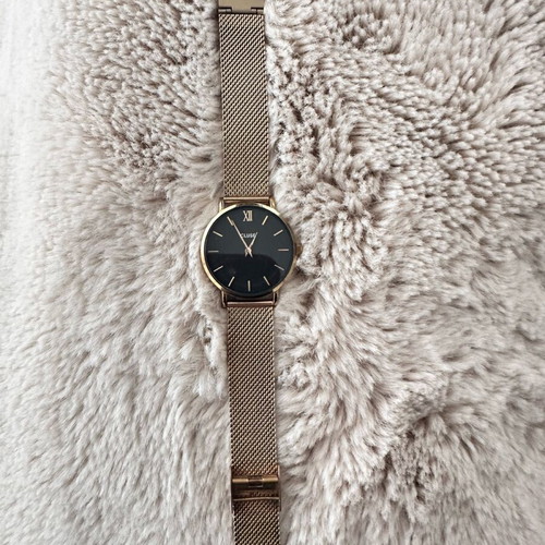 Cluse Women's Battery Watch with Gold Metal Bracelet like new