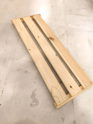Hejne shelves like new, 2 pieces 77x28cm, natural wood