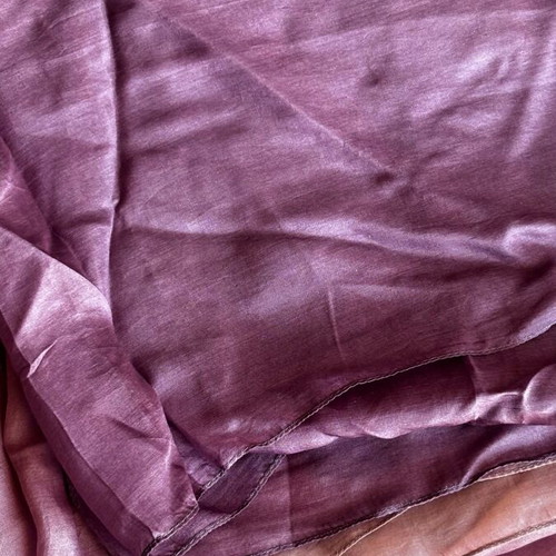 Basmína silk scarf large tricolor pink purple new