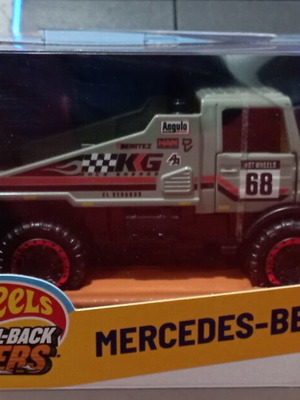 Hot Wheels Pull-Back Speeders Mercedes-Benz Unimog φορτηγό, ΣΦΡΑΓΙΣΜΕΝΟ