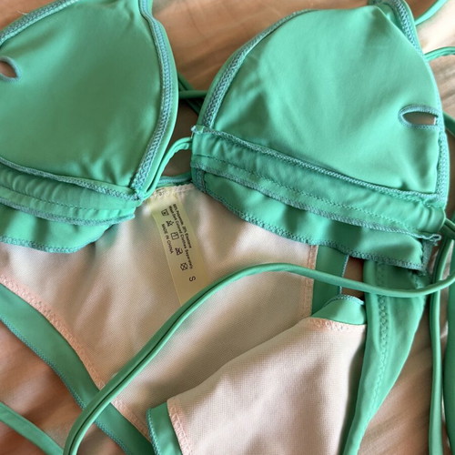 Mint Green Bikini Set size S like new, turquoise