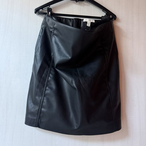 H&M leather skirt new, size 44, black