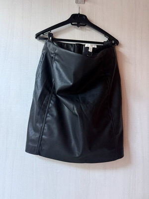 H&M leather skirt new, size 44, black