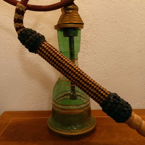 Hookah used with green glass, old style