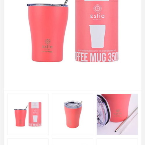 Estia travel mug recyclable, new, Panathinaikos BC Edition 350ml