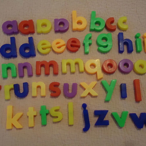 Magnetic English Alphabet used