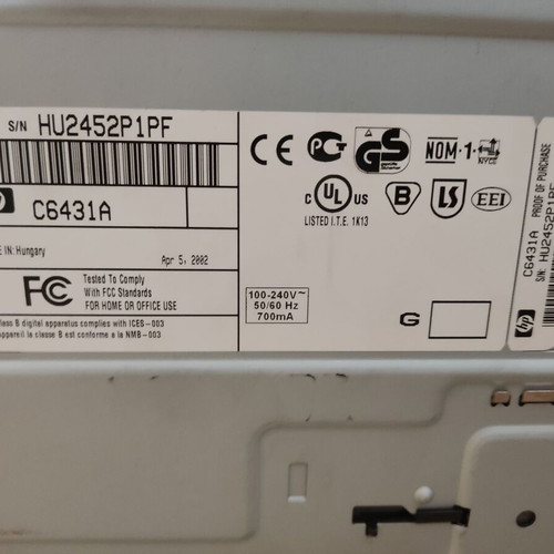 HP Deskjet 940c printer used