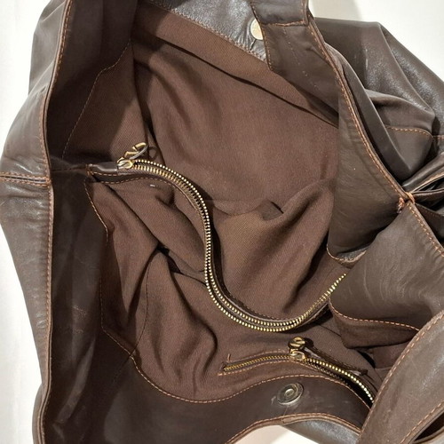 Valentino Garavani Brown Hobo Handbag used with Bow