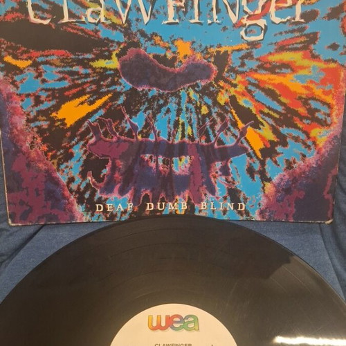 Clawfinger Deaf Dumb Blind vinyl record used, moderate condition