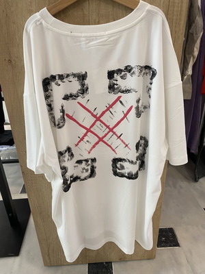 T shirt unisex new, ecru and white fashionable