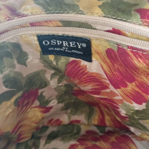 Osprey leather handbag used, black