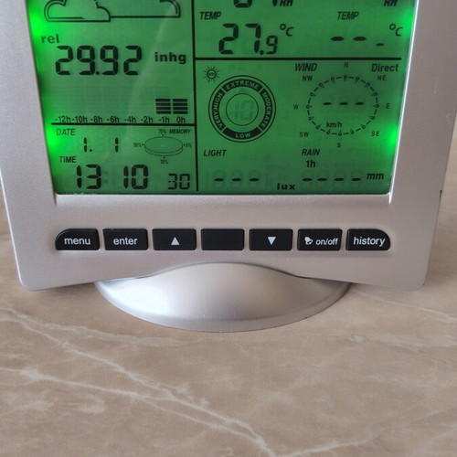 Alecto Wireless Weather Station like new, multifunctional