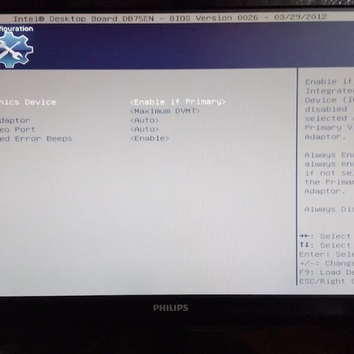 Intel Desktop Board DB75EN motherboard like new, Socket LGA1155