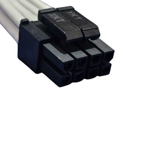 Fabric extension cable kit for PC white 30cm new