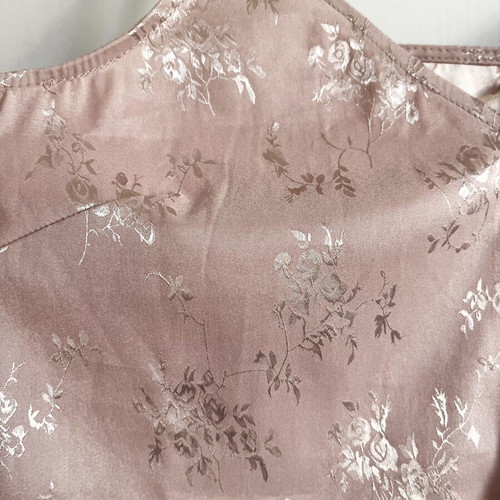 Pink sleeveless summer top with flowers, like new, H&M, size S