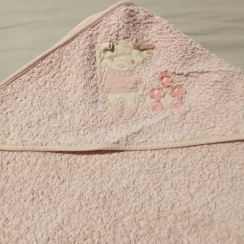 Baby bathrobe-towel large used