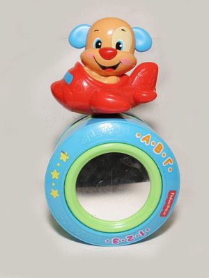 Fisher-Price Laugh & Learn Puppy's Crawl-Along Ball used educational toy