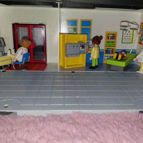 Playmobil Hospital Suitcase Playset like new, portable toy set