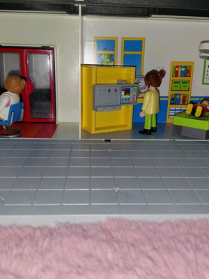 Playmobil Hospital Suitcase Playset like new, portable toy set