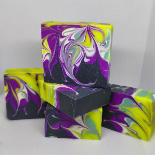 Handmade decorative aromatic soap "Northern Lights"