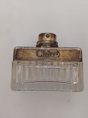 Chloé small silvered perfume bottle used