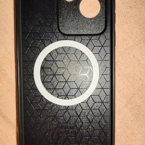 Realme C61 Phone Case new, hard with leather effect and magnetic closure