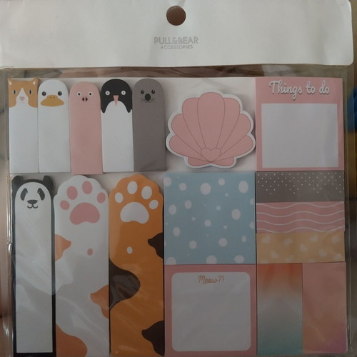 Sticky note papers new in original packaging