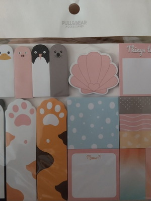 Sticky note papers new in original packaging