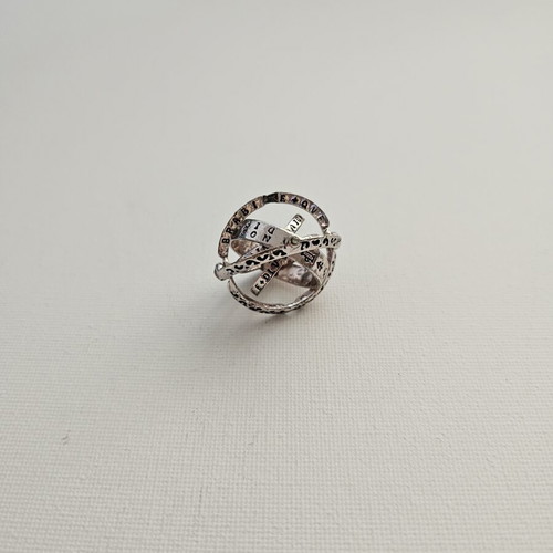 Time Turner ring inspired by Harry Potter, like new, silver