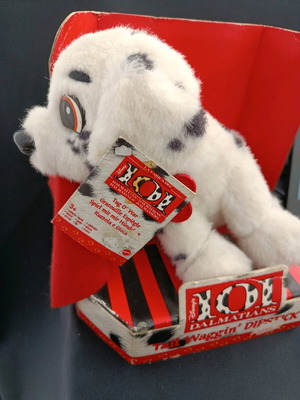 Λούτρινο Mattel 1996 101 Dalmatians Dipstick σαν καινούργιο, με κουτί