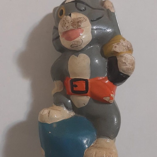 Ceramic cat pencil sharpeners 1980s collectible