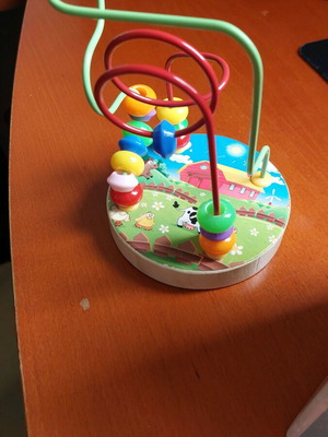Wooden bead maze toy new for small children