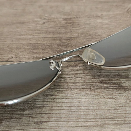 Ray Ban 3025 003/3F 6214 sunglasses used, turquoise and silver