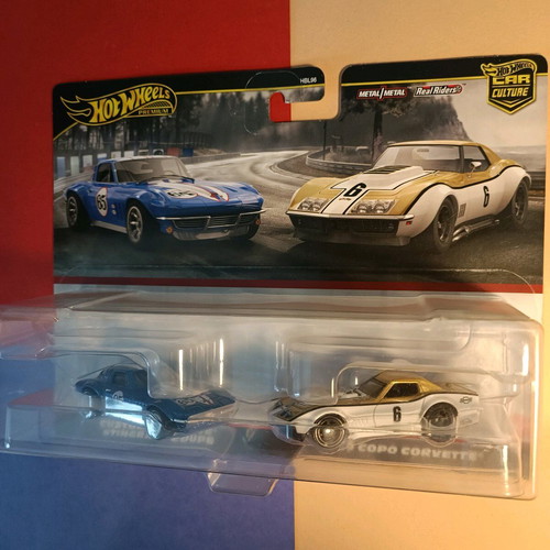 Hot Wheels Corvette Premium Car Culture 2-Pack New