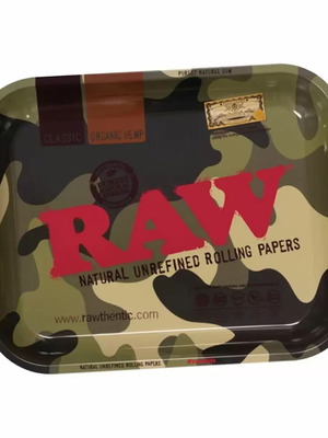 Raw camouflage rolling tray 34 x 27.5 cm new