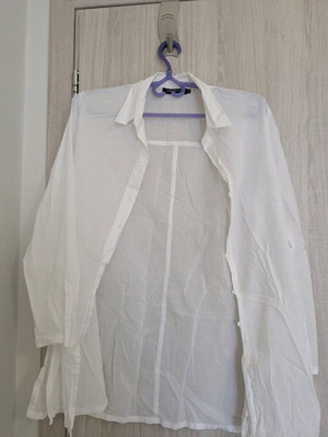Pass~Port white shirt XXL like new, thin and semi-transparent