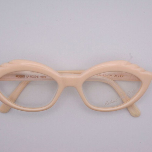 Robert La Roche Vintage 80s Eyeglasses New, Model 315 White