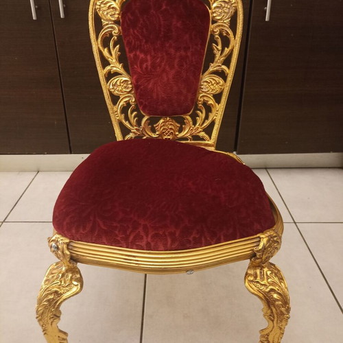 Baroque bronze chair, antique