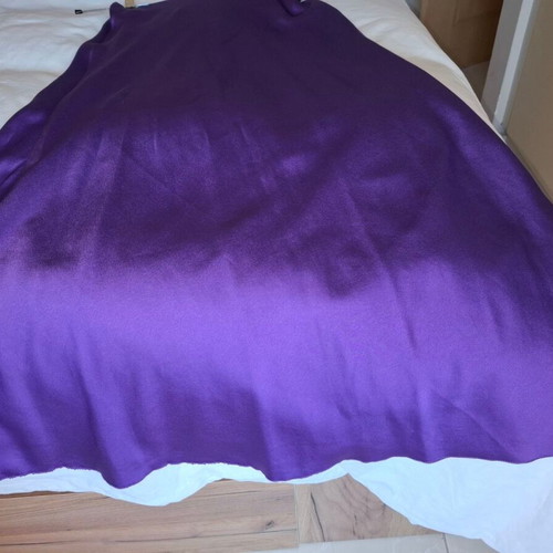Celestino skirt used, purple satin, size L