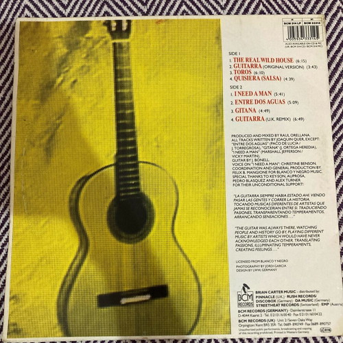 Raul Orellana Guitarra the Album LP used, classical