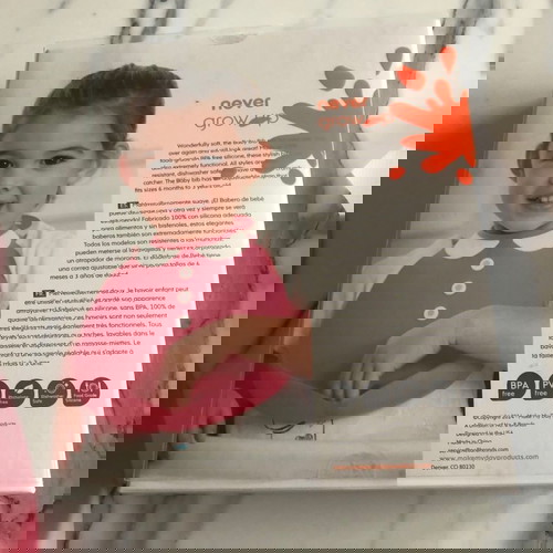 Σαλιάρα σιλικόνης Make My Day Peter Pan 6-36 μηνών 20x28 ροζ