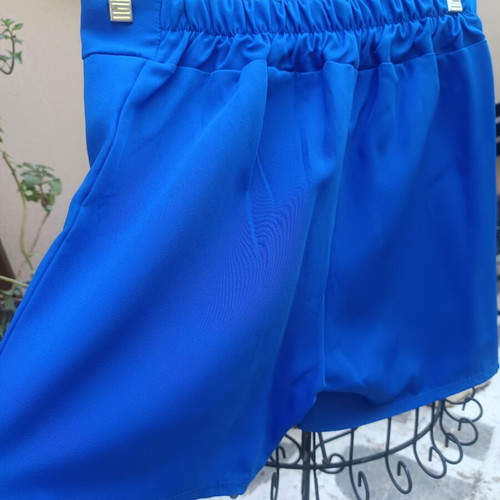 Blue blazer and shorts skirt set size S/M new
