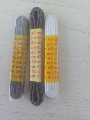 Σετ 3 κορδόνια για παπούτσια 45 cm καινούργια