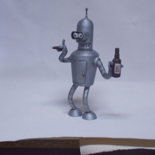 Futurama Bender figure like new, 3D printed, 20 cm