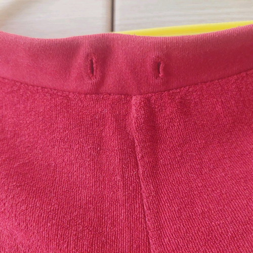 Women's shorts red with pink used, size Medium/Large