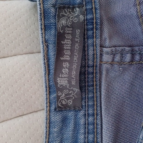 Miss BonBon women's jeans pants used, size M/38, blue