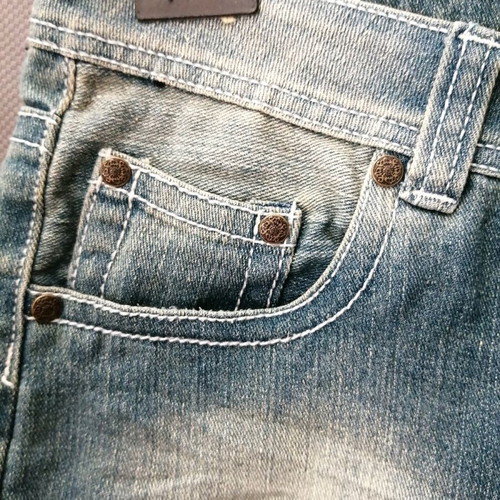 Women's denim shorts like new, size 40, blue